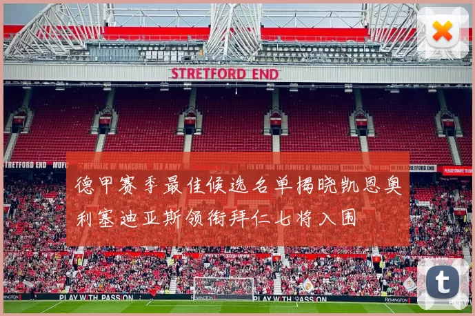 德甲赛季最佳候选名单揭晓凯恩奥利塞迪亚斯领衔拜仁七将入围